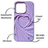 Iphone 15 Pro 3D Heart Design Cover