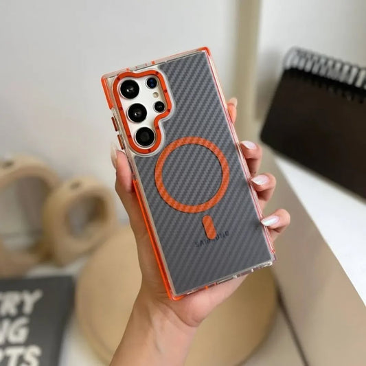 Samsung Galaxy S24 Ultra Carbon Fibre Magsafe Cover