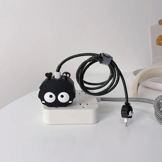 iPhone Charger Cover - Coal Ball (With Wire Protector)