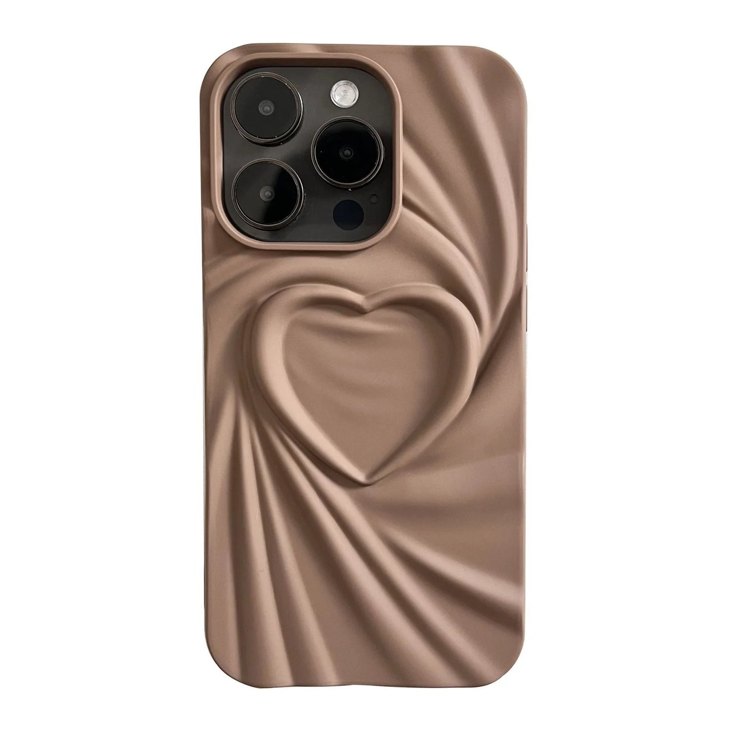 Iphone 14 Pro 3D Heart Design Cover