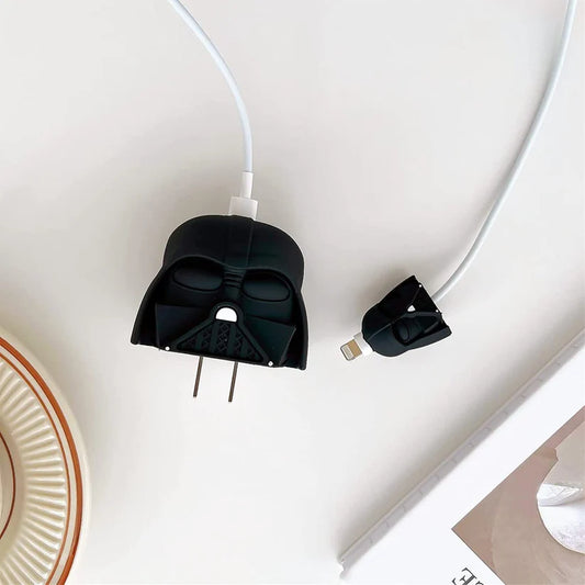 Iphone Charger Cover - Darth Vader (With Wire Protector)