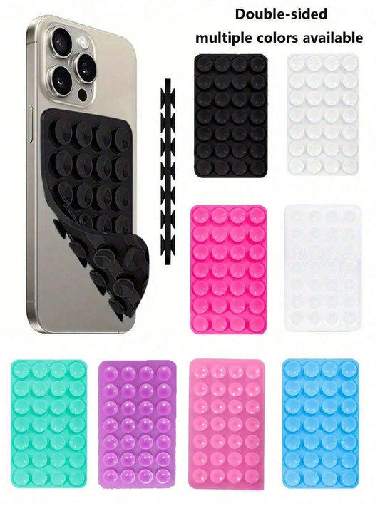 Removable Silicone Double Sided Suction Phone Holder