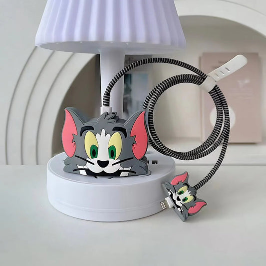 Iphone Charger Cover - Tom (With Wire Protector)