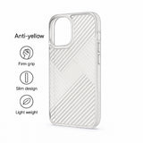 Iphone 15 Pro Zig-Zag Lining Transparent Cover