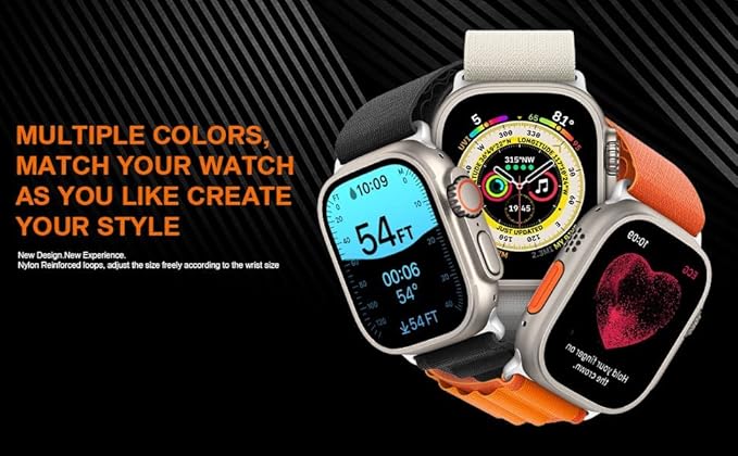 G-Hook Nylon Alpine Apple Watch Band (Only Nylon Strap for Apple iWatch Watch NOT Included)