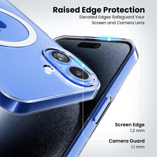 Iphone 16 Magnetic MagSafe Hard PC Transparent Cover