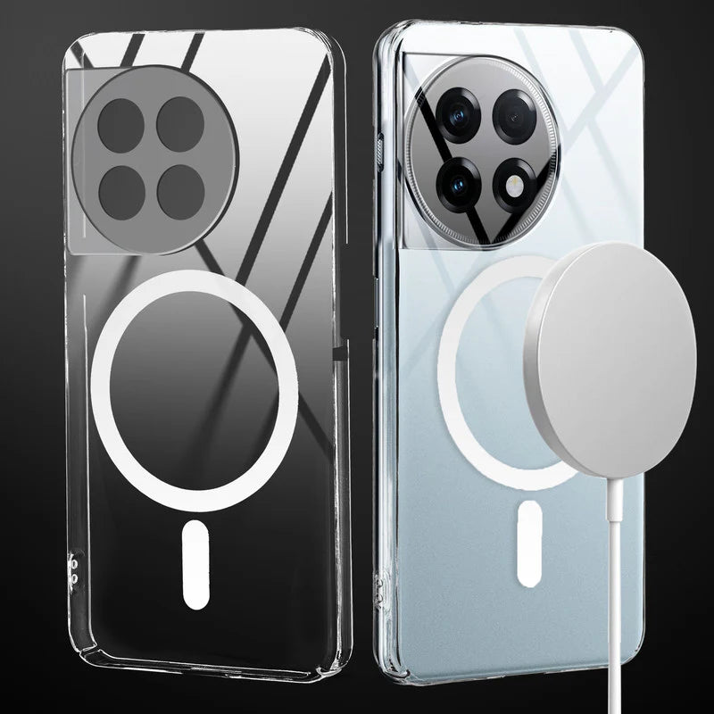 OnePlus 11R Magnetic MagSafe Hard PC Transparent Cover