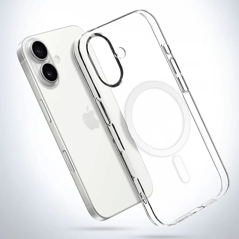 Iphone 16 Magnetic MagSafe Hard PC Transparent Cover