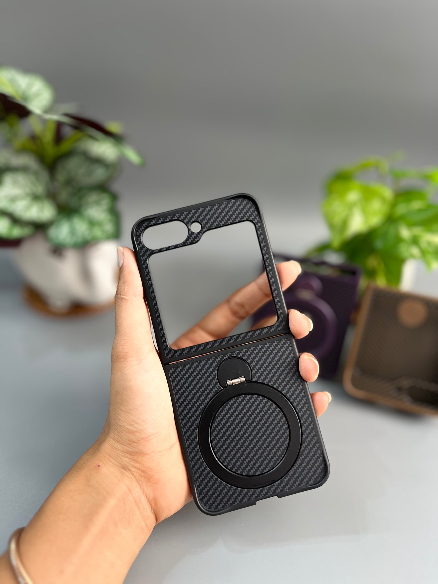 Samsung Galaxy Z Flip 5 Kickstand Ring Cover