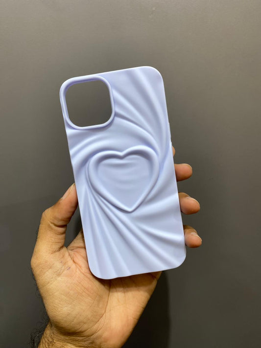 Iphone 13/14 3D Heart Design Cover
