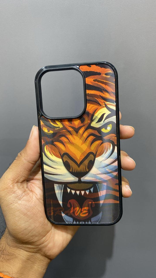 Limited Edition iPhone 3D Animation Tiger Magsafe Cover