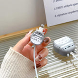 Iphone Charger Cover - Grey Cat (With Wire Protector)