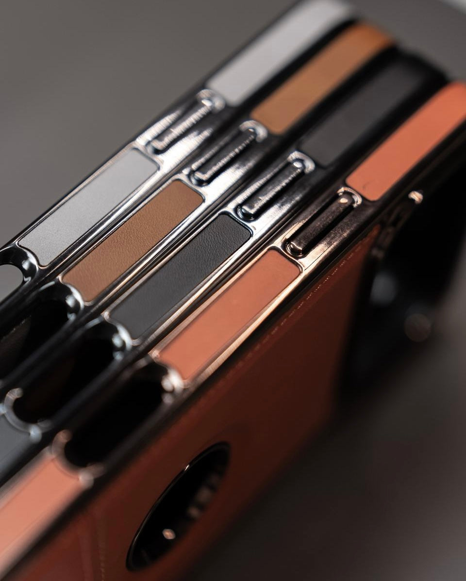 Halo Premium Leather Metal Cover