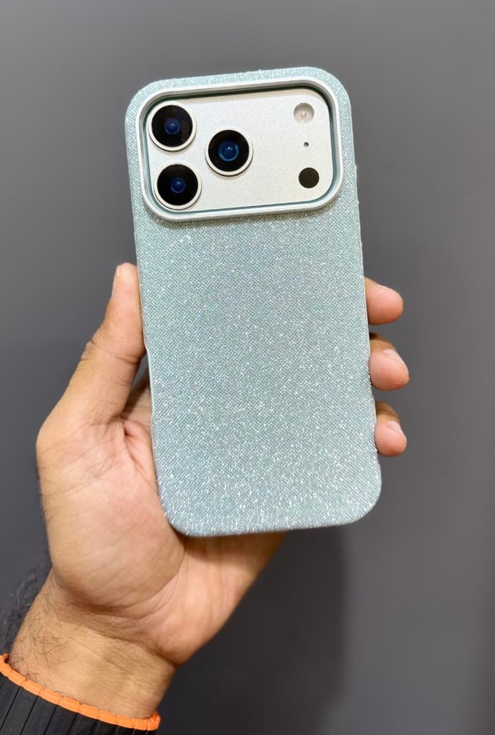 LuxeGlitter Leather MagSafe Cover