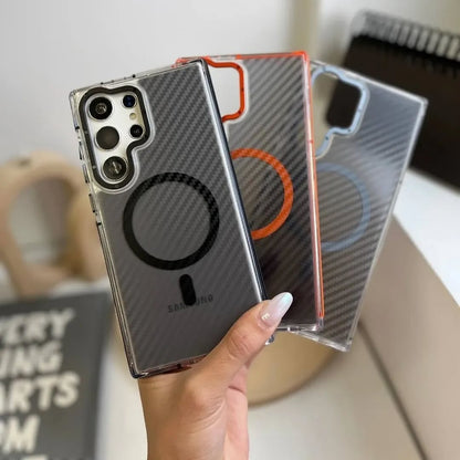 Samsung Galaxy S24 Ultra Carbon Fibre Magsafe Cover