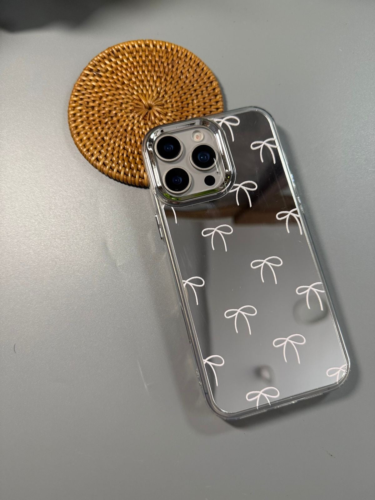 Iphone 11 Cute Reflective Bow Cover