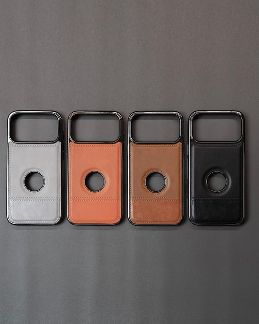 Halo Premium Leather Metal Cover