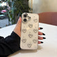Clear 3D Heart Luxe Cover - Soft & Stylish