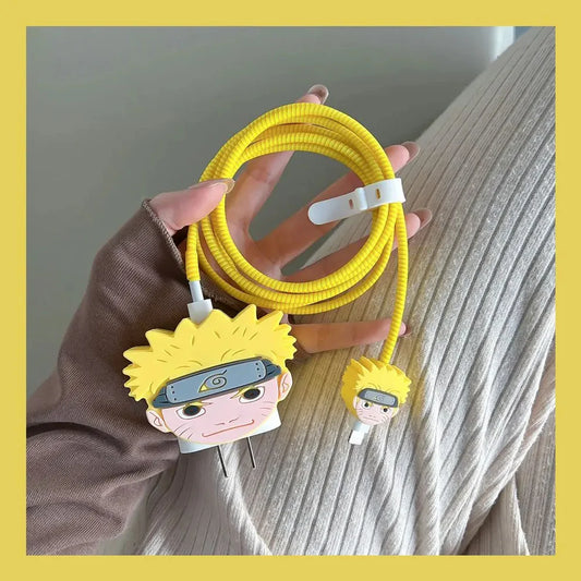 iPhone Charger Cover - Naruto (With Wire Protector)