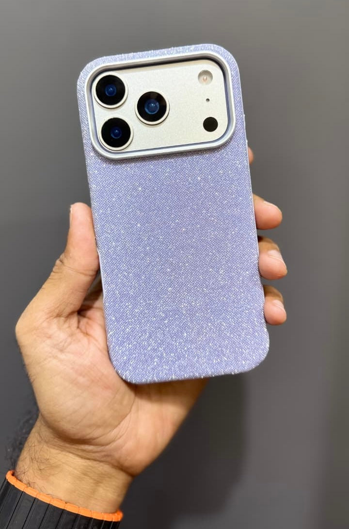 LuxeGlitter Leather MagSafe Cover