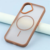 iPhone Matte Magsafe with Metal Buttons Cover