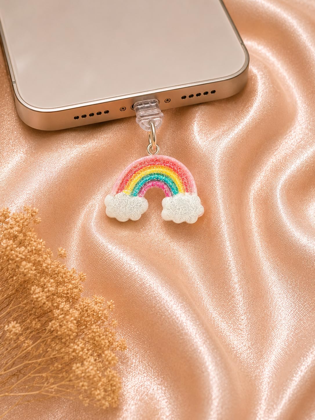 Pastel Rainbow Phone Charm