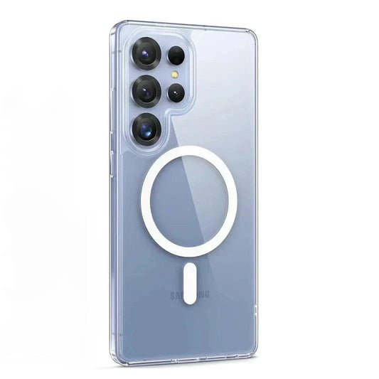 Samsung S24 Ultra Magnetic MagSafe Hard PC Transparent Cover