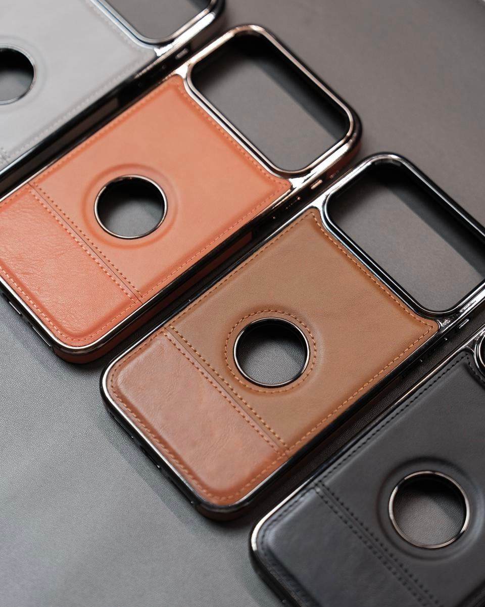 Halo Premium Leather Metal Cover