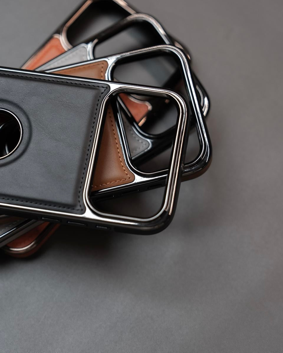 Halo Premium Leather Metal Cover