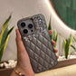 Iphone 15 Pro Max luxury Quilted Rhinestone Cover