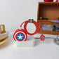 Iphone Charger Cover - Captain America Shield (With Wire Protector)
