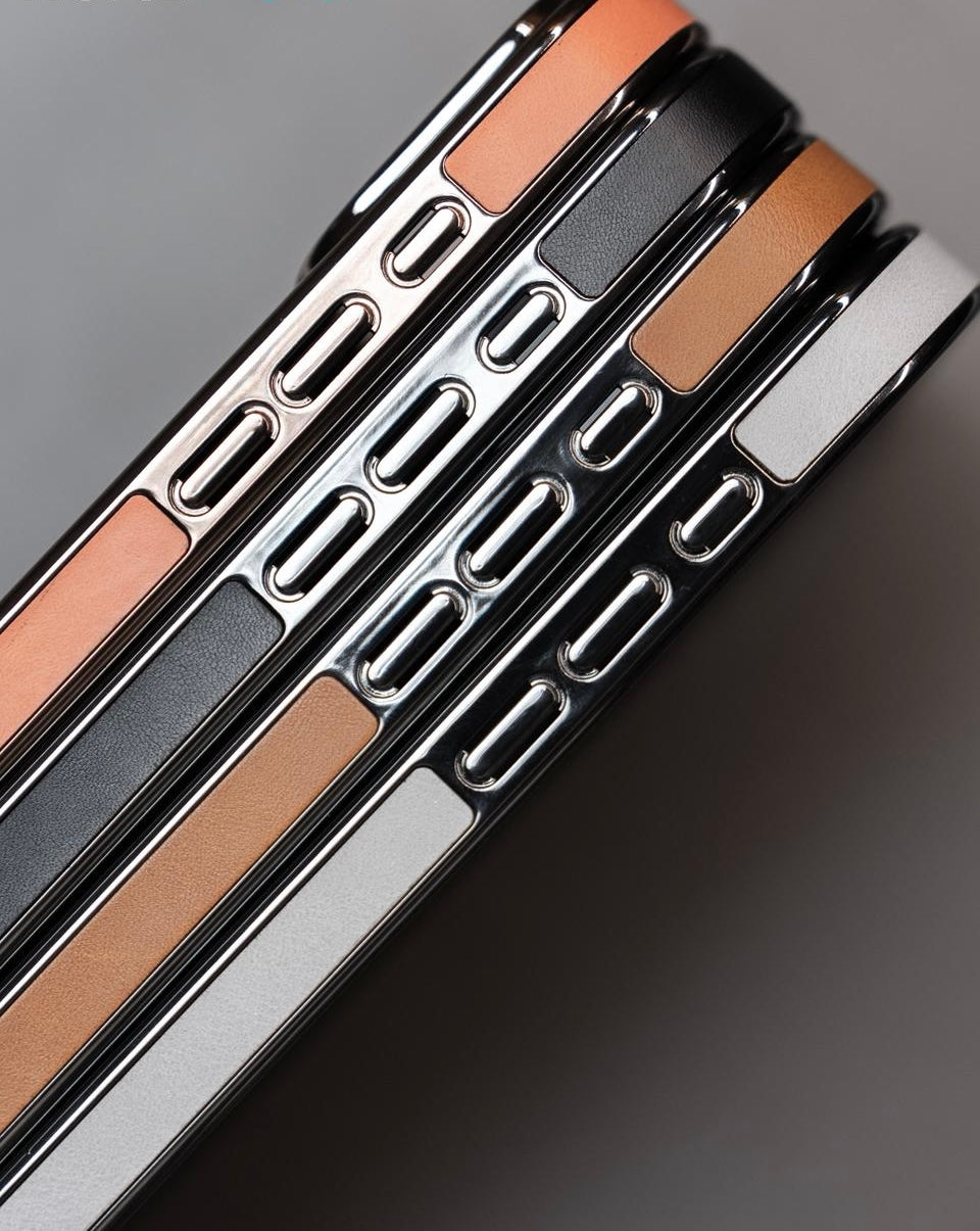 Halo Premium Leather Metal Cover