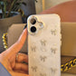 Clear 3D Ribbon Bow Luxe Cover - Soft & Stylish