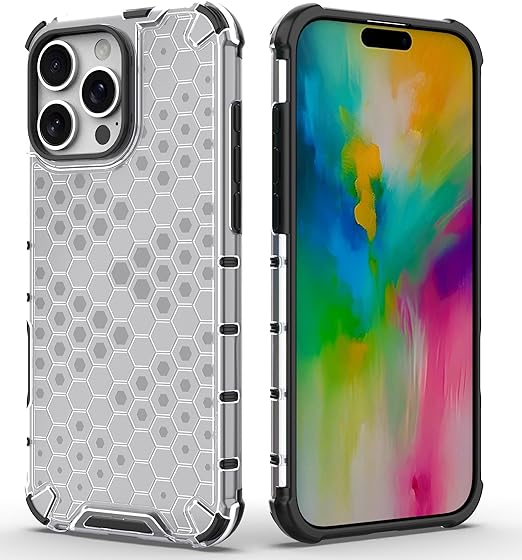 Iphone 16 Pro  Max Honeycomb Shockproof Bumper Cover