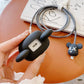 Iphone Charger Cover - XOXO Black Bear (With Wire Protector)