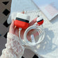 Iphone Charger Cover - Poke Ball (With Wire Protector)