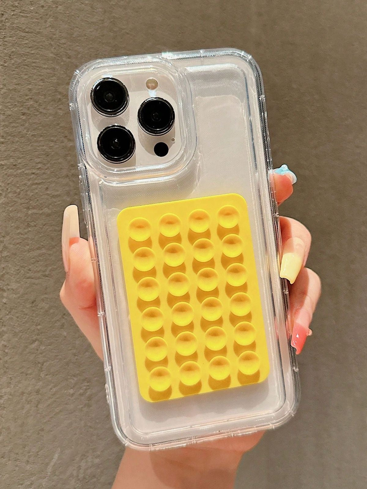 Removable Silicone Double Sided Suction Phone Holder