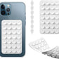 Removable Silicone Double Sided Suction Phone Holder (Pack of 4)