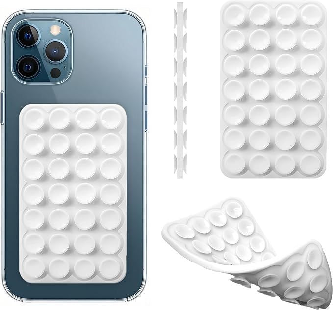 Removable Silicone Double Sided Suction Phone Holder (Pack of 4)