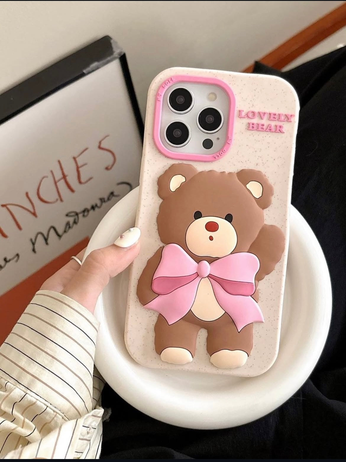 iPhone 17 3D Bear Cover