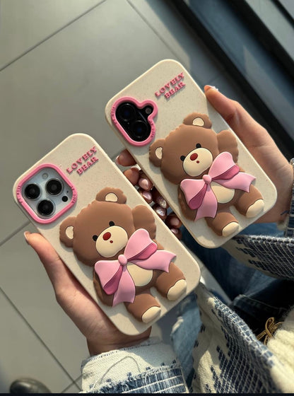 iPhone 17 3D Bear Cover
