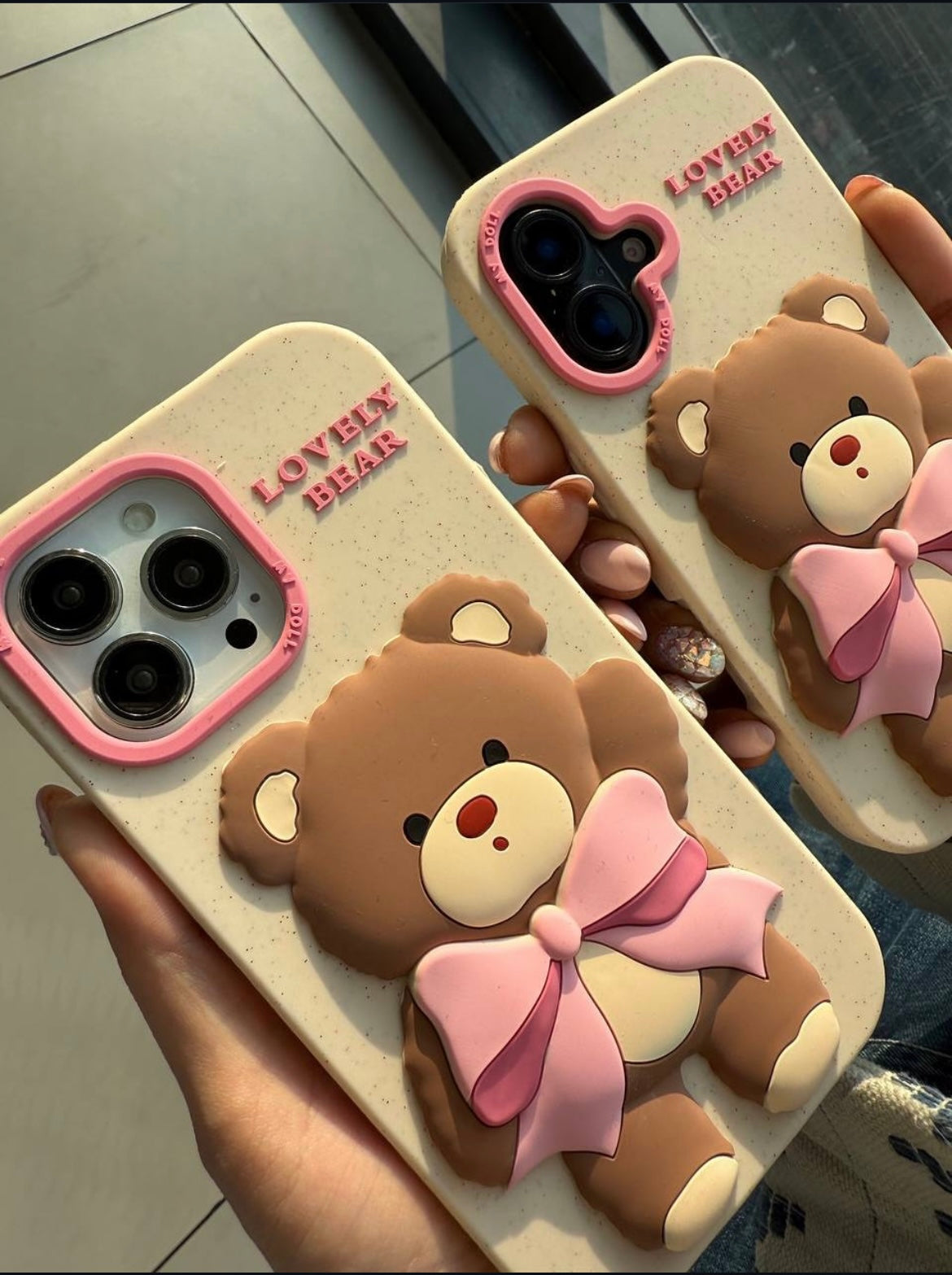 iPhone 17 3D Bear Cover