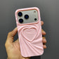 iPhone 17 Pro 3D Heart Design Cover