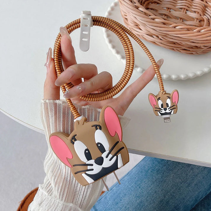 Iphone Charger Cover - Jerry (With Wire Protector)