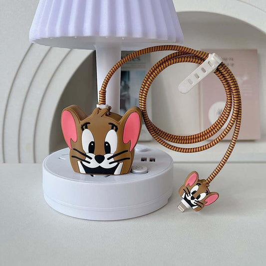 Iphone Charger Cover - Jerry (With Wire Protector)