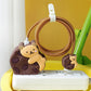 Iphone Charger Cover - Cookie Bear (With Wire Protector)