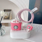 Iphone Charger Cover - Starbucks - Pink (With Wire Protector)