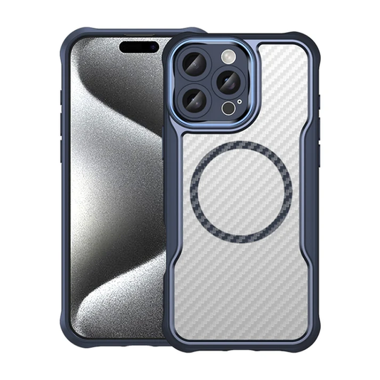 Iphone 15 Pro Max Carbon Magsafe Transparent Cover