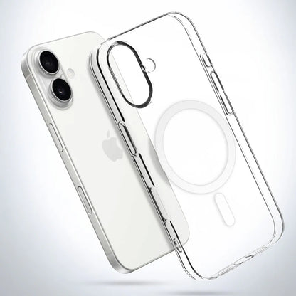 Iphone 16 Magnetic MagSafe Hard PC Transparent Cover