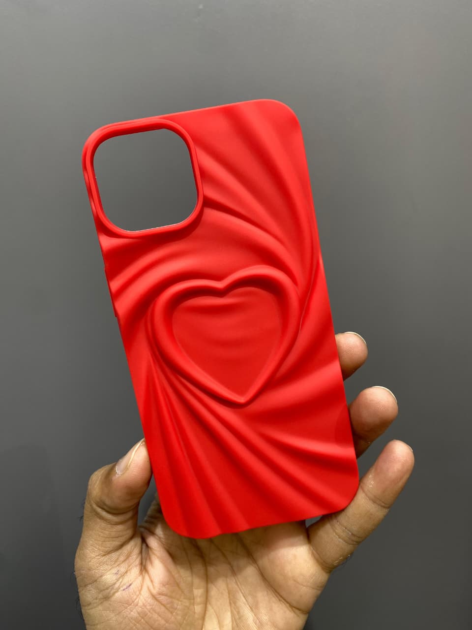 Iphone 13/14 3D Heart Design Cover